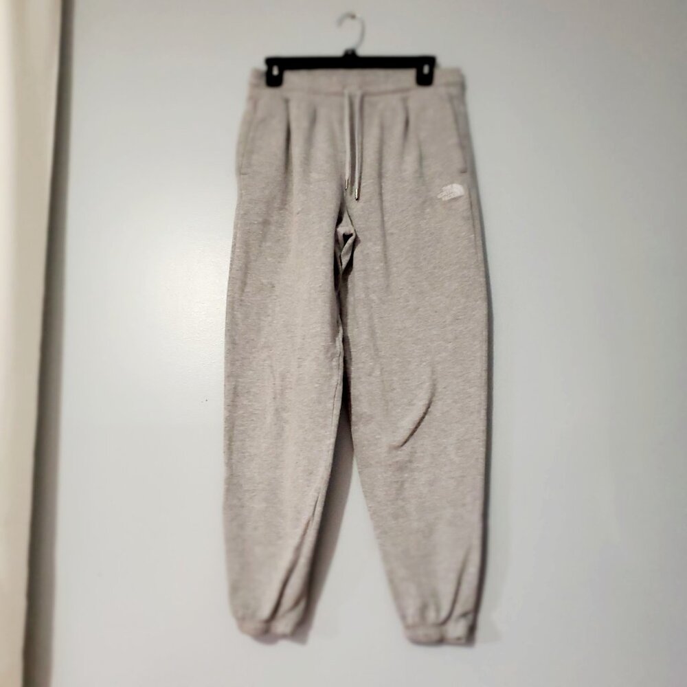 North Face Jogger Sweatpants Small Gray Cozy Lounge Athleisure Activewear - Picture 1 of 10